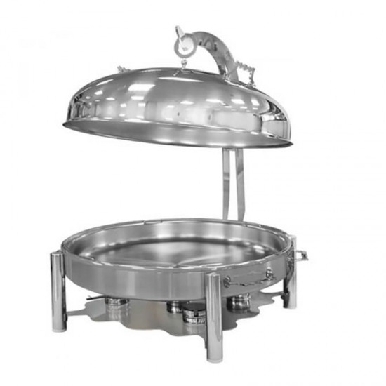 Öztiryakiler Ortadoğu Model Askılı Chafing Dish, Yuvarlak Kapaklı, 80 cm